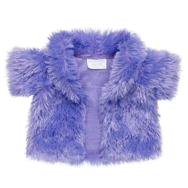 BUILD-A-BEAR Clothes honey girls fur coat