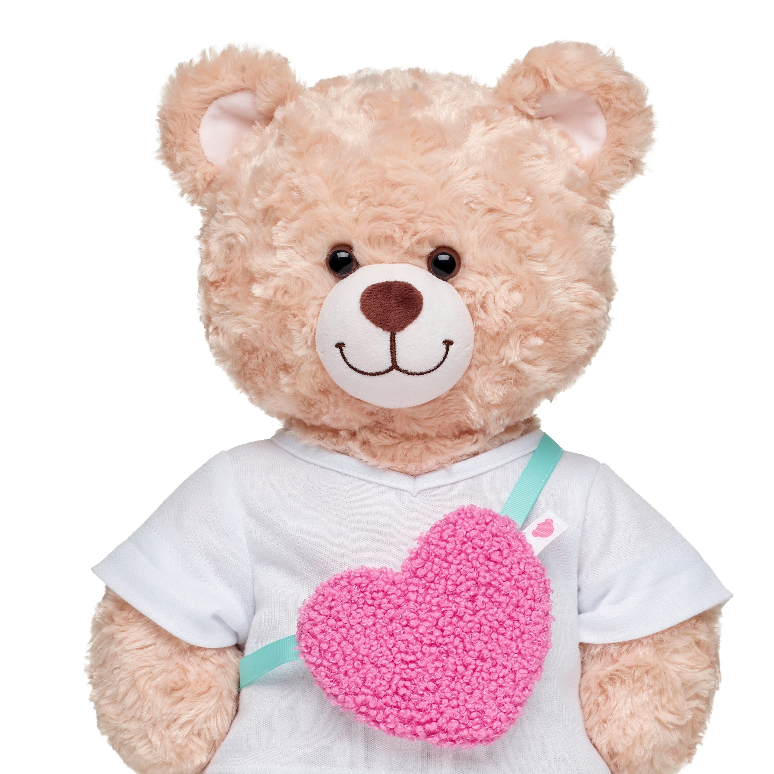 BUILD-A-BEAR tillbehör rosa axelväska i sherpa - Bild 2