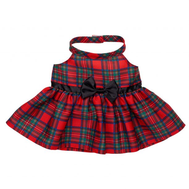 BUILD-A-BEAR Clothes holidya tartan dress