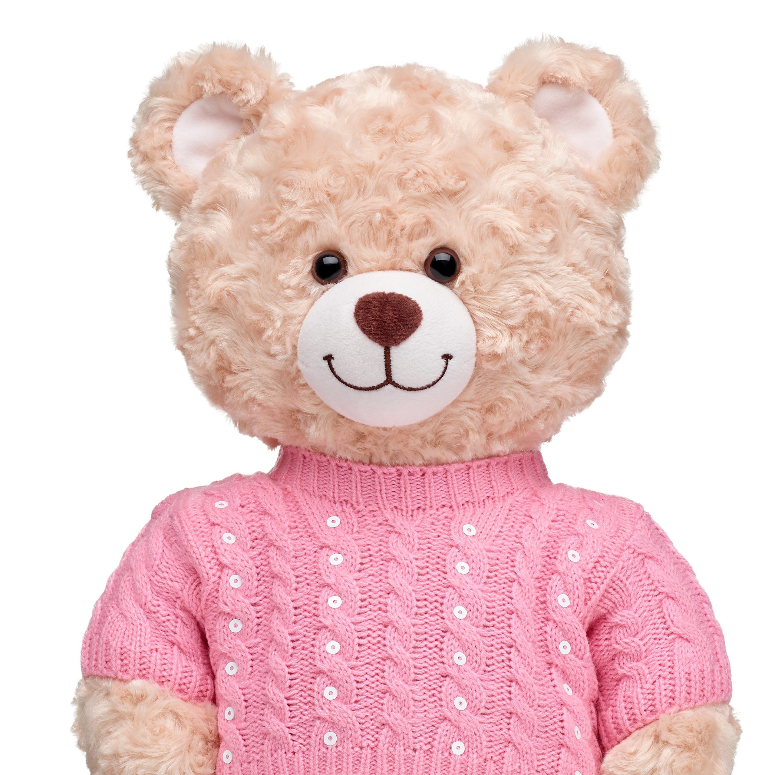 BUILD-A-BEAR Clothes pink sequin sweater - Image 2