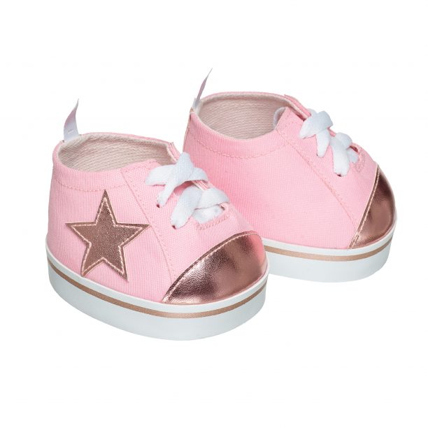 BUILD-A-BEAR skor rosa stjärnsneakers