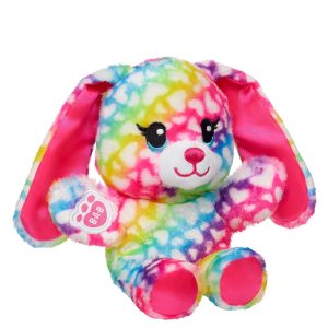 BUILD-A-BEAR Mini Beans® plush toy rainbow bunny plush