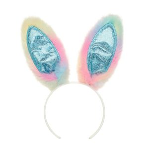 BUILD-A-BEAR Tillbehör pastellfärgat hårband med kaninöron