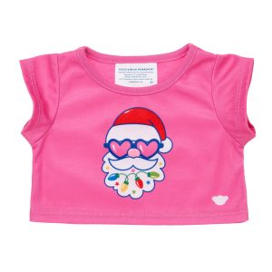 BUILD-A-BEAR Kläder Santa lights beard t-shirt