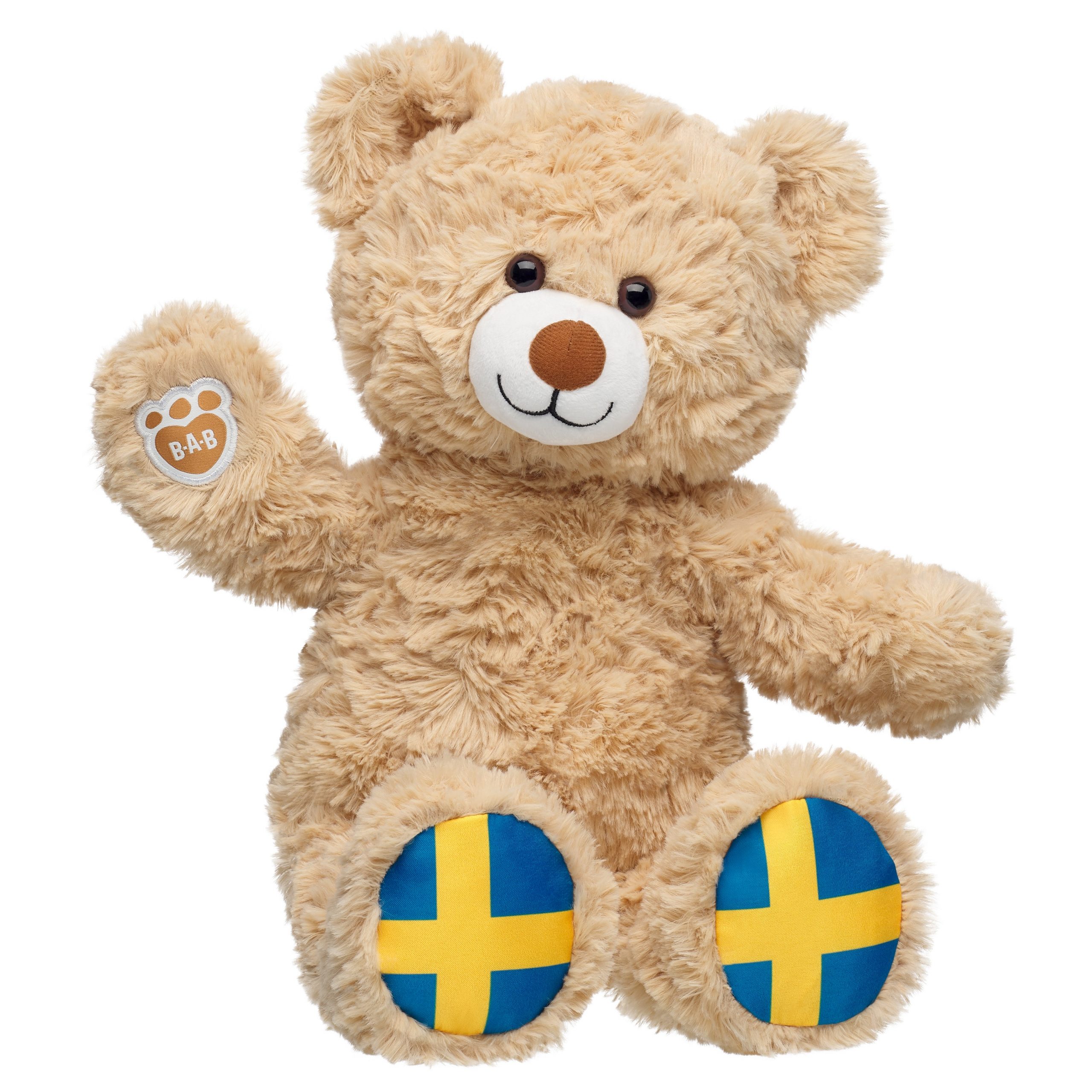 BUILD-A-BEAR gosedjur Svensk nalle 38 cm