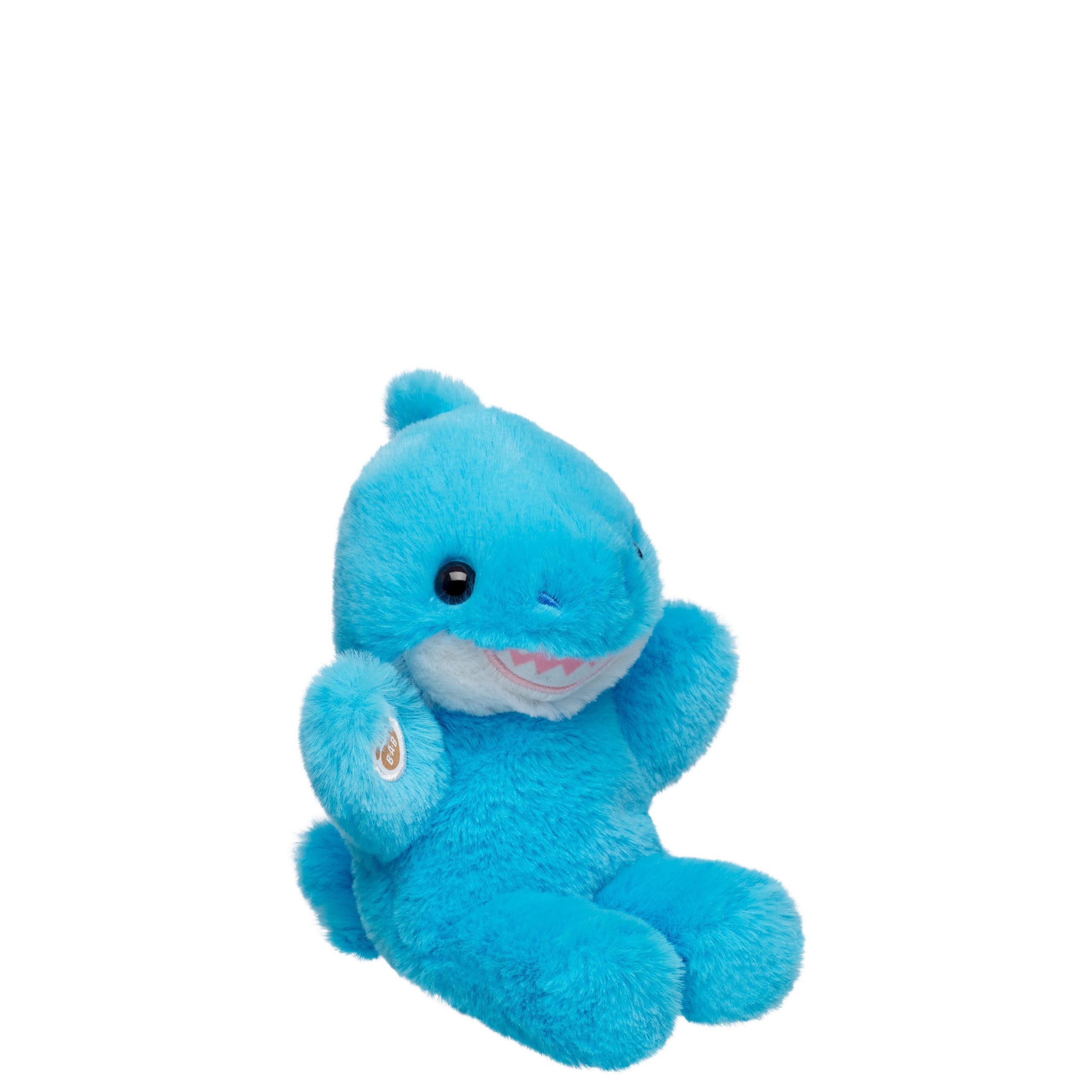 BUILD-A-BEAR Mini Beans® gosedjur haj 18 cm