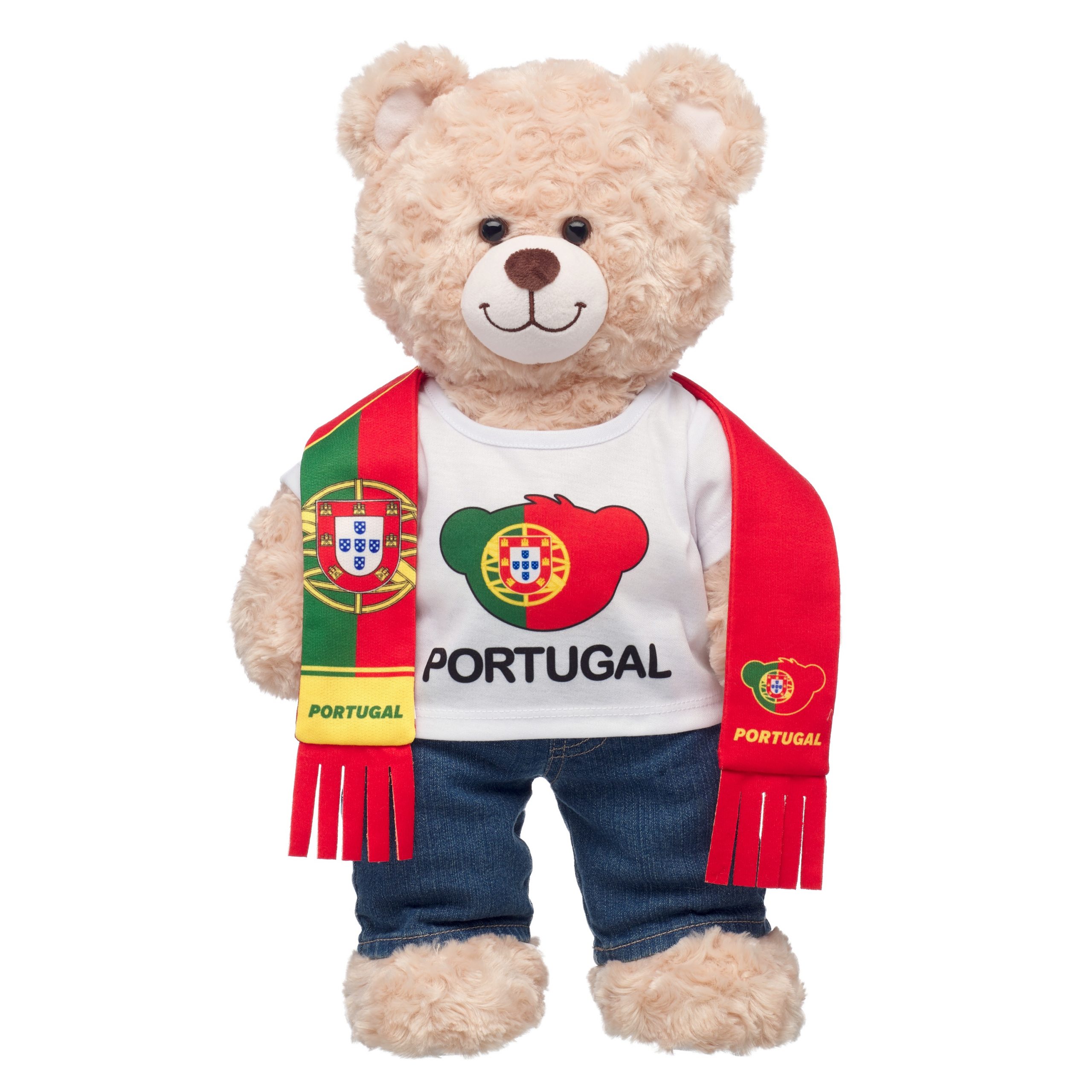 BUILD-A-BEAR kläder Portugal T-shirt och halsduk - Bild 2