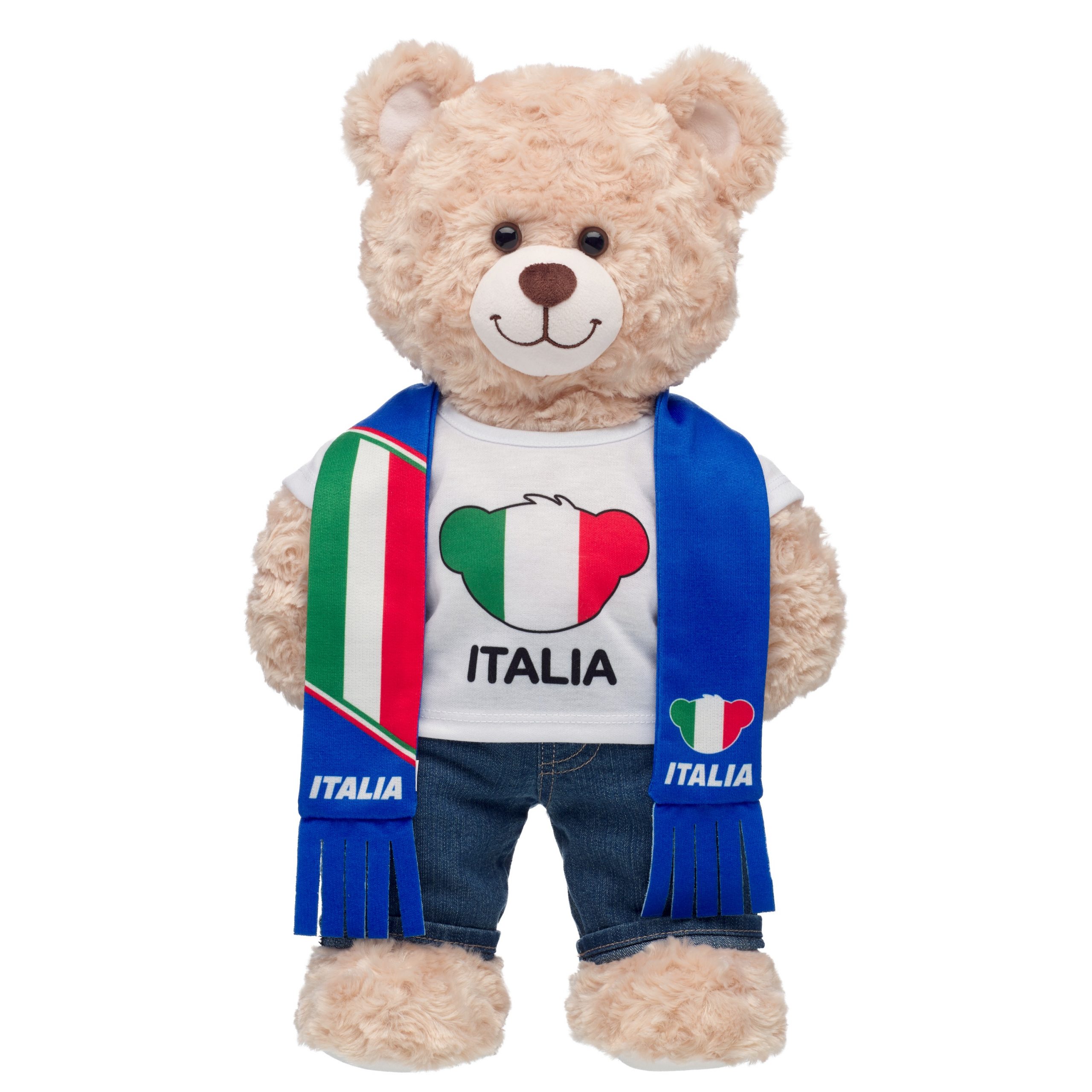 BUILD-A-BEAR kläder Italien T-shirt och halsduk - Bild 2