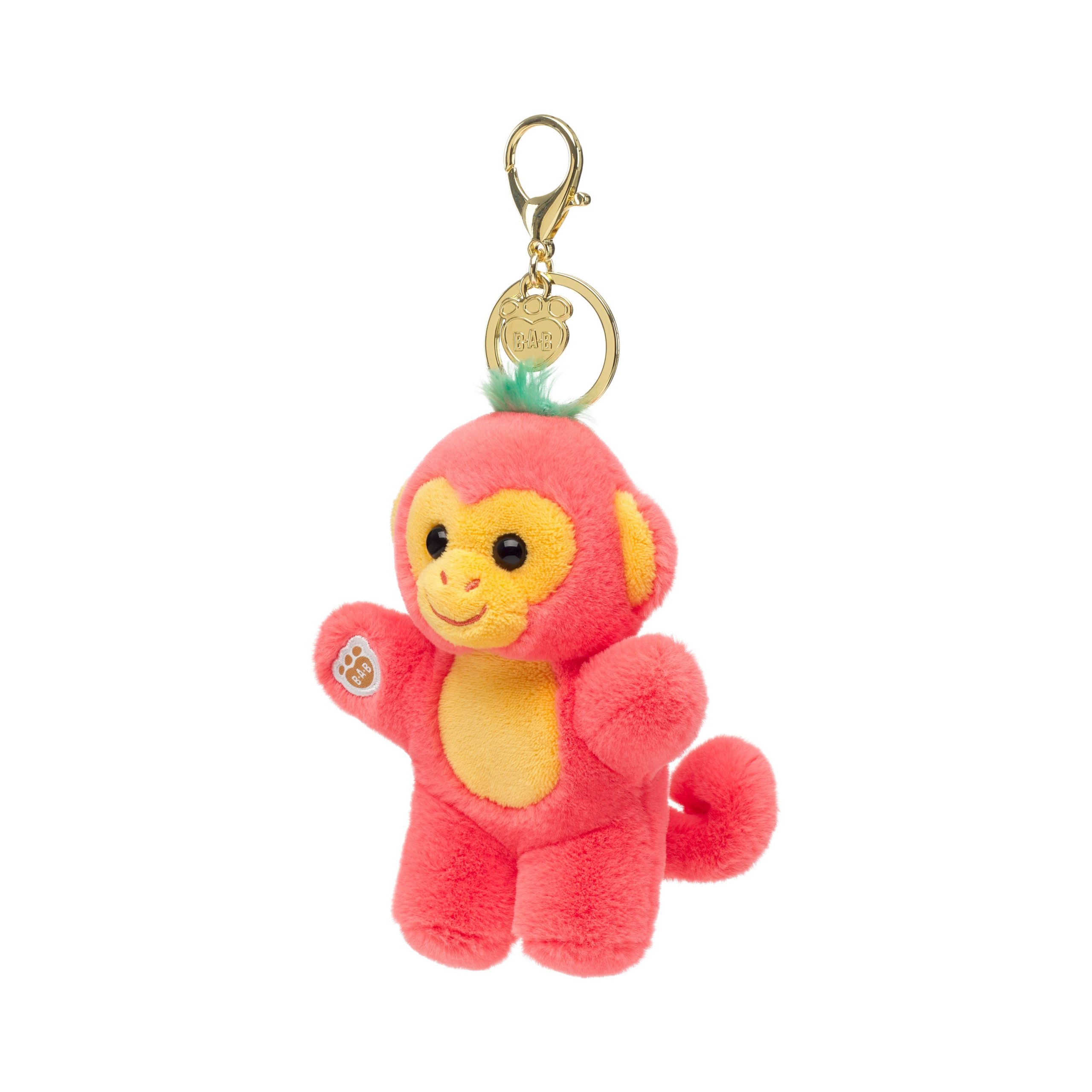 BUILD-A-BEAR mangomonkey-väska mjuk leksaksberlock - Bild 2