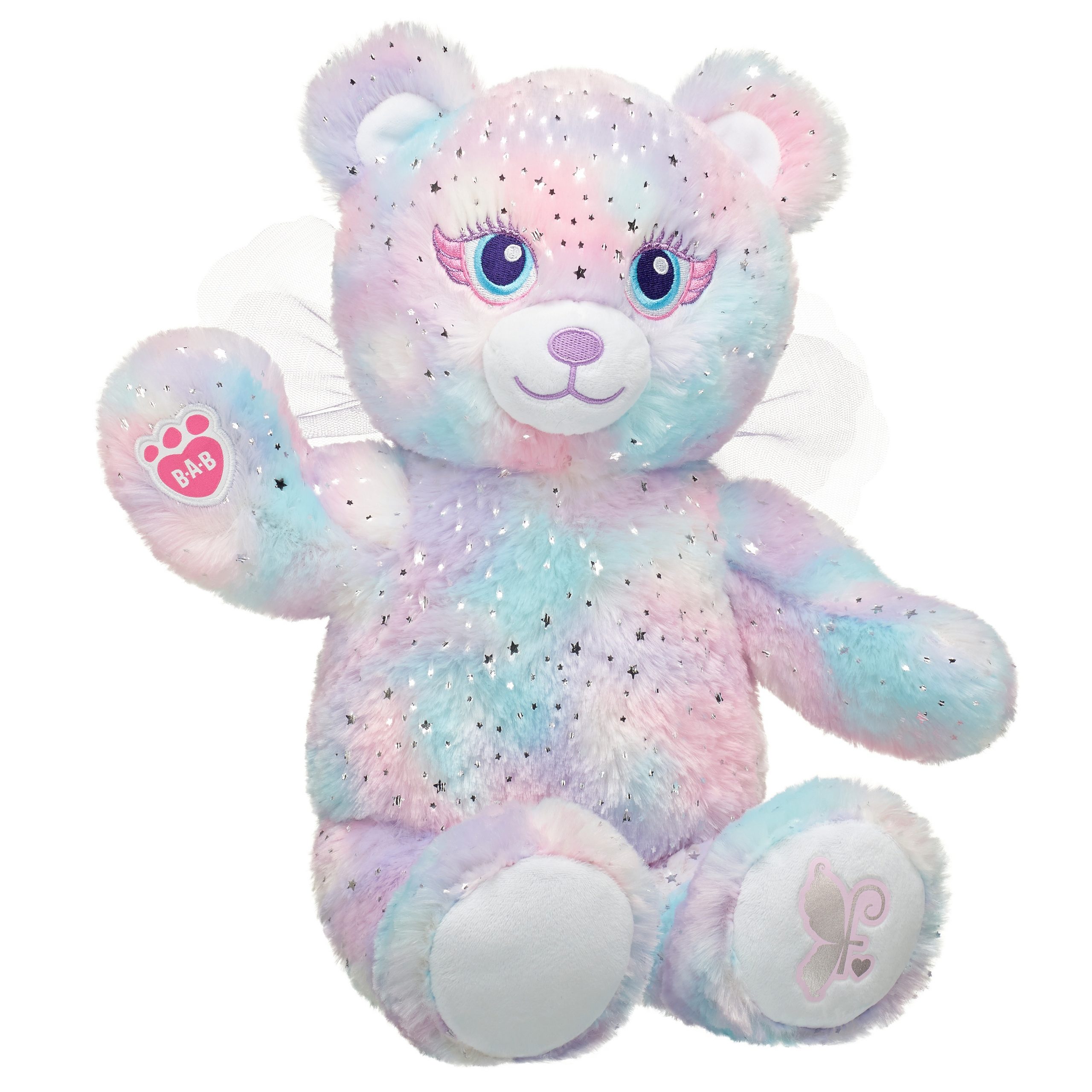 BUILD-A-BEAR gosedjur stjärnbeströdd nallebjörn älvvän 40 cm - Bild 2