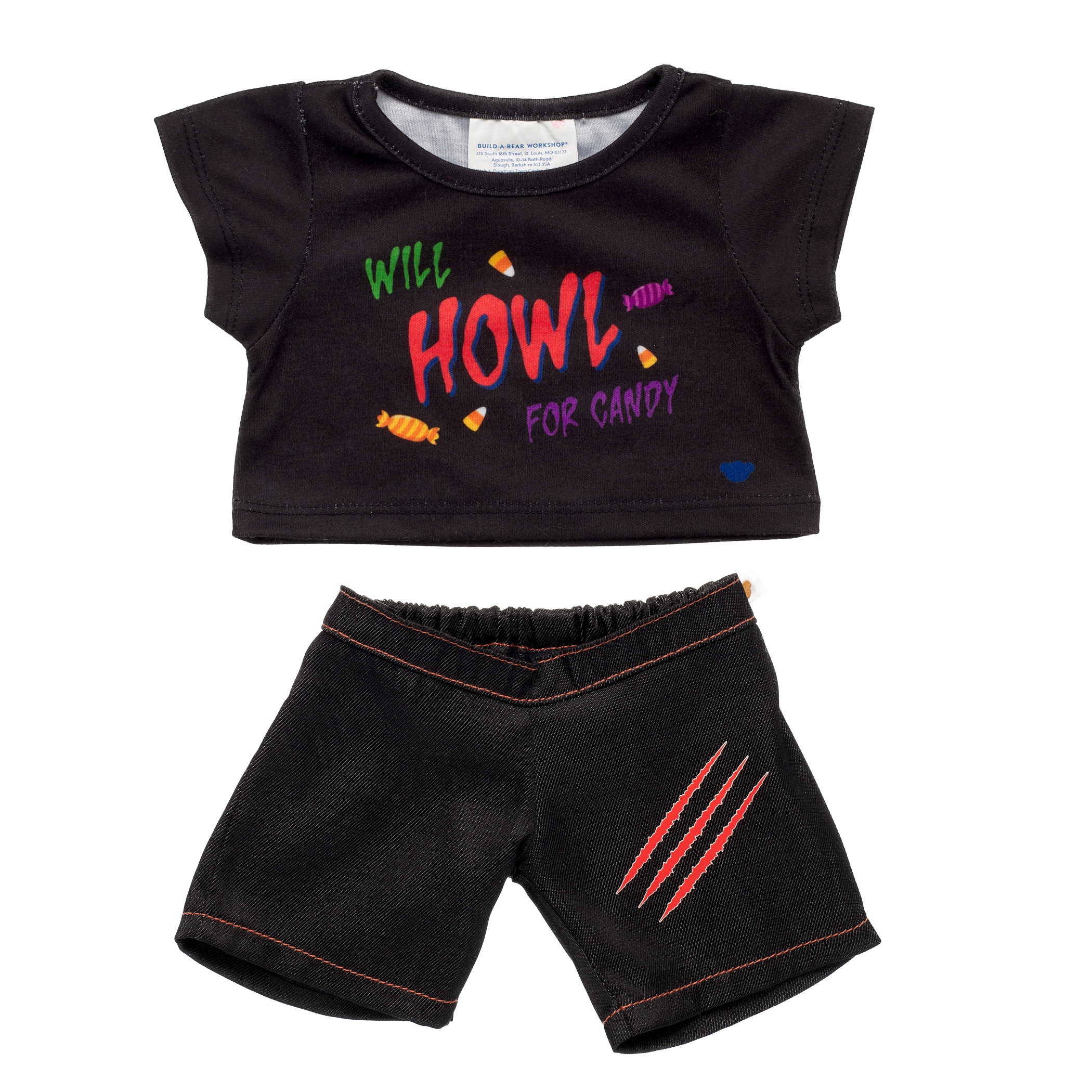 BUILD-A-BEAR Varulvsset med T-shirt och jeans